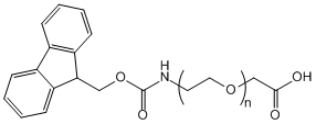 芴甲氧羰酰基-亚氨基聚乙二醇羧基，Fmoc-NH-PEG-COOH